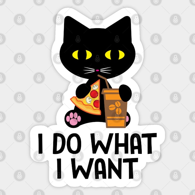 Kitten Attitude Design Sticker by FN Wholesales